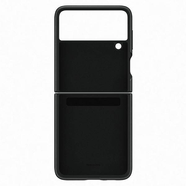 Etui Samsung Leather Cover Czarny do Galaxy Z Flip3 5G (EF-VF711LBEGWW)