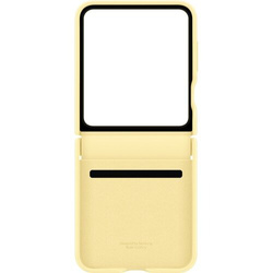 Etui Samsung Flap ECO-Leather Case Yellow do Galaxy Z Flip6 Żółty EF-VF741PYEGWW