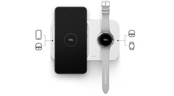 Bezprzewodowa Samsung Super Fast Wireless Charger Duo Biała Ładowarka Sieciowa 