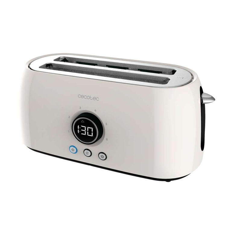 Cecotec ClassicToast 15000 Beige Extra Double Digital Toster Podwójny Pionowy Beżowy