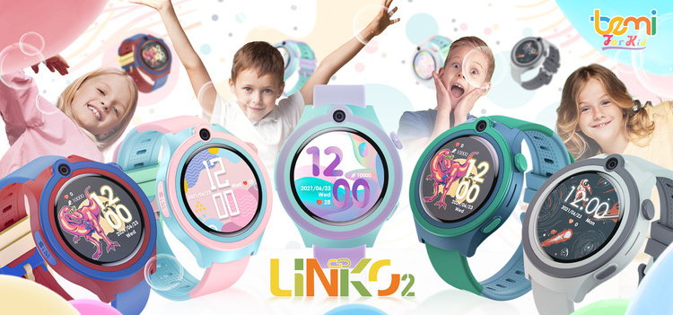 Smartwatch Dla Dzieci Bemi Linko2 Fioletowy /OUTLET
