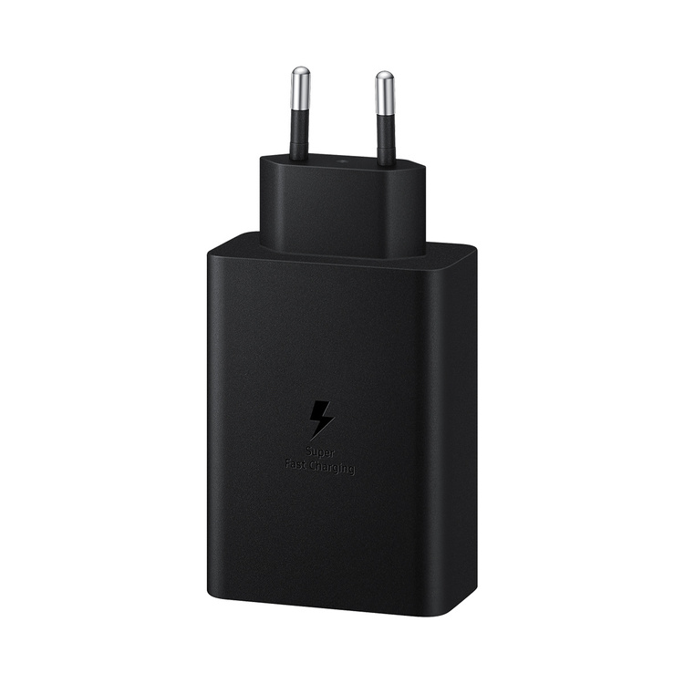 Samsung Szybka Ładowarka podróżna (65W) 2xUSB-C 1xUSB-A Czarna Bez kabla (EP-T6530NBEGEU)