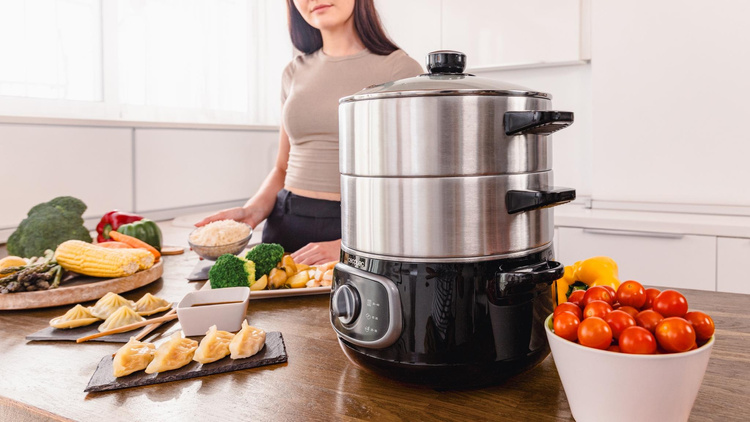 Cecotec Vapovita SteelPot Parowar Czarny /OUTLET