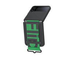 Silicone Cover with Strap Czarny do Galaxy Z Flip4 (EF-GF721TBEGWW)