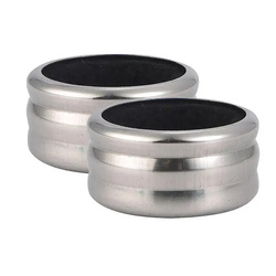 Pierścień Masterpro kołnierz przeciwko kapaniu do butelki wina 2szt. Stal nierdzewna