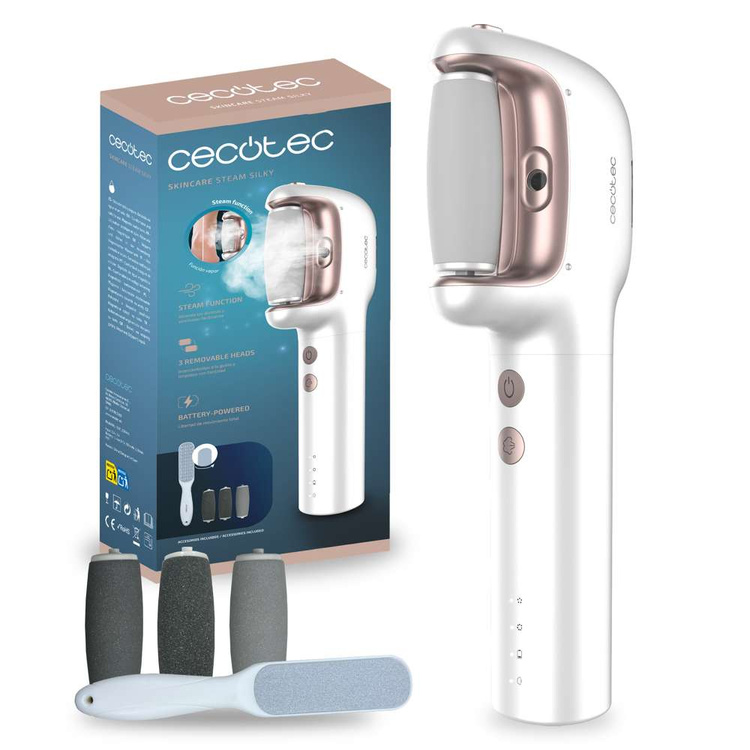 Cecotec SkinCare Steam Silky Elektryczny Pilnik do Stóp