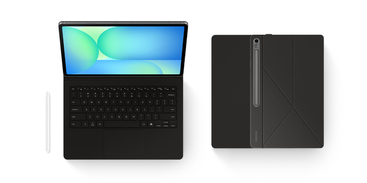 Etui Samsung Smart Book Cover Niebieski do Galaxy Tab S10FE+ S10FE+ 5G Case /OUTLET