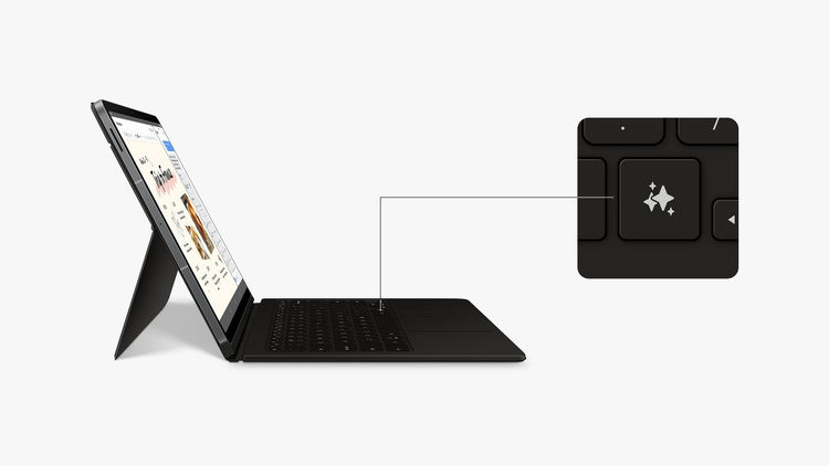Etui z Klawiaturą Samsung Book Cover Keyboard AI Key do Galaxy Tab S10 FE+ 