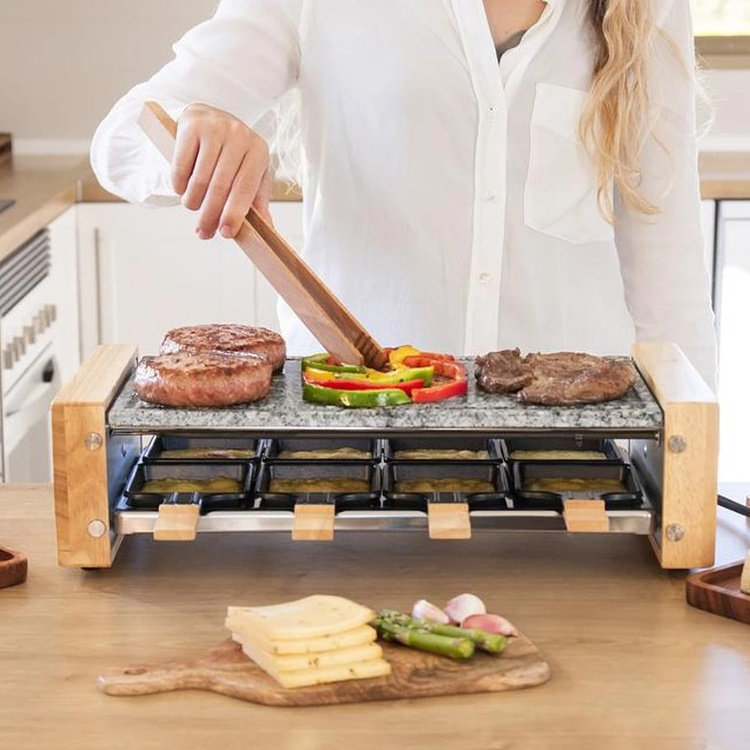 Grill elektryczny Raclette Cheese&Grill 8400 Wood AllStone Cecotec