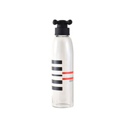 Butelka szklana Benetton 500ml neoprenowy rękaw czarna BE-0800-BK