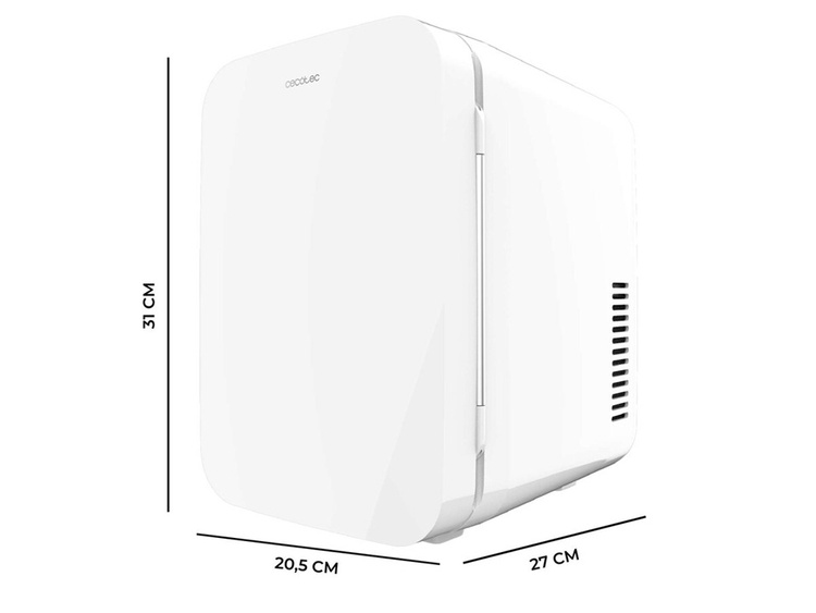 Cecotec Bolero MiniCooling 6L Bahamas White Lodówka turystyczna Biały