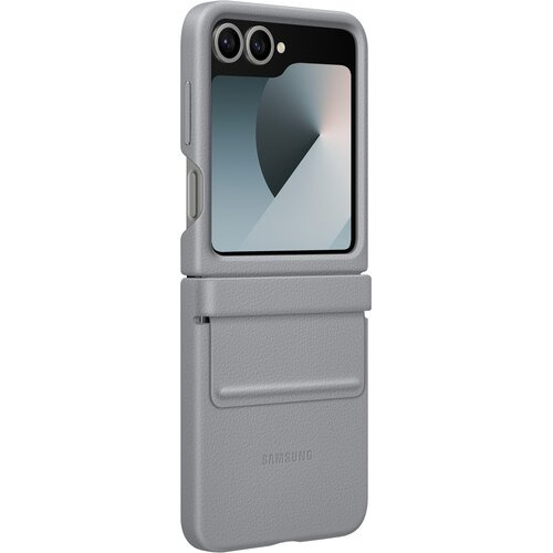 Etui Samsung Flap Eco-Leather Case do Z Flip 6 / Flip 7 FE Szary EF-VF741PJEGWW