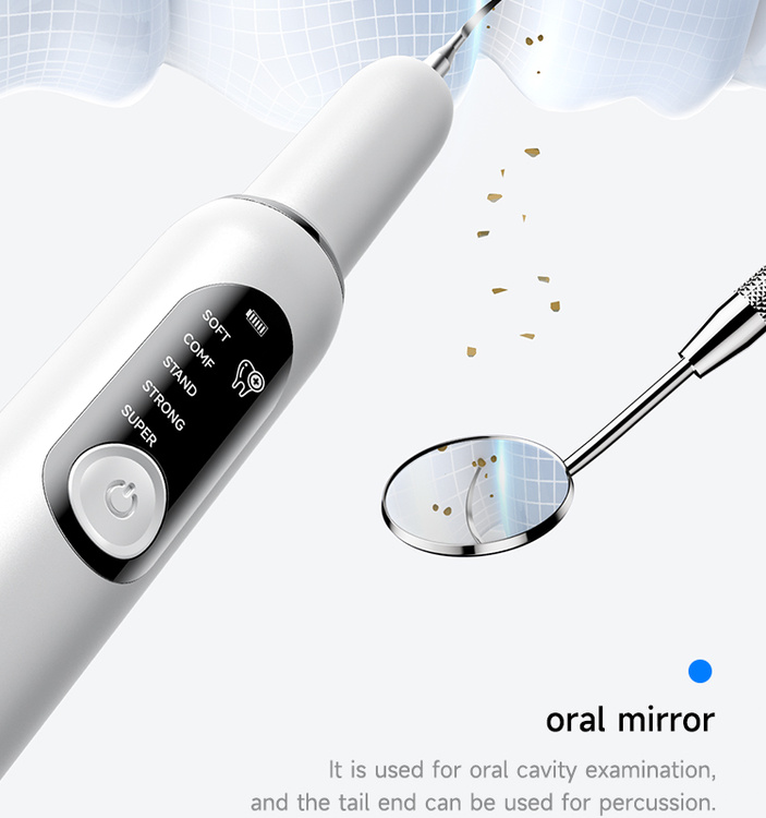 Inoly Ultradźwiękowy skaler do zębów IDS01 biało-czarny