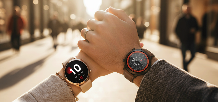 SmartWatch AI Chat Da GPT Bemi Zeno Czarny Dwa Paski AMOLED IP67 GPS SpO2