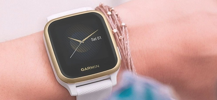 Sport Smartwatch Garmin Venu Sq Music z Czujnikiem Tętna HRM Elevate Ox