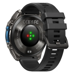 Zeblaze MIL-STD Smartwatch Vibe 8 Czarny AMOLED Latarka Saturacja Do 60 Dni