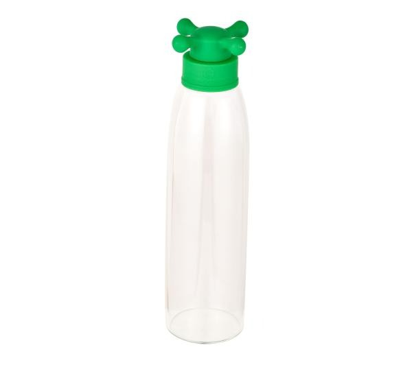 Butelka szklana Benetton 500ml Zielona nakrętka BE-0798-GR