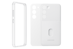 Samsung Etui Frame Case White do Galaxy S23 + Wymienna płytka Pringles