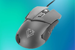 Vertux Mysz Gamingowa Przewodowa Dominator Szara 3200dpi 6 Przycisków 1000Hz G8 /OUTLET
