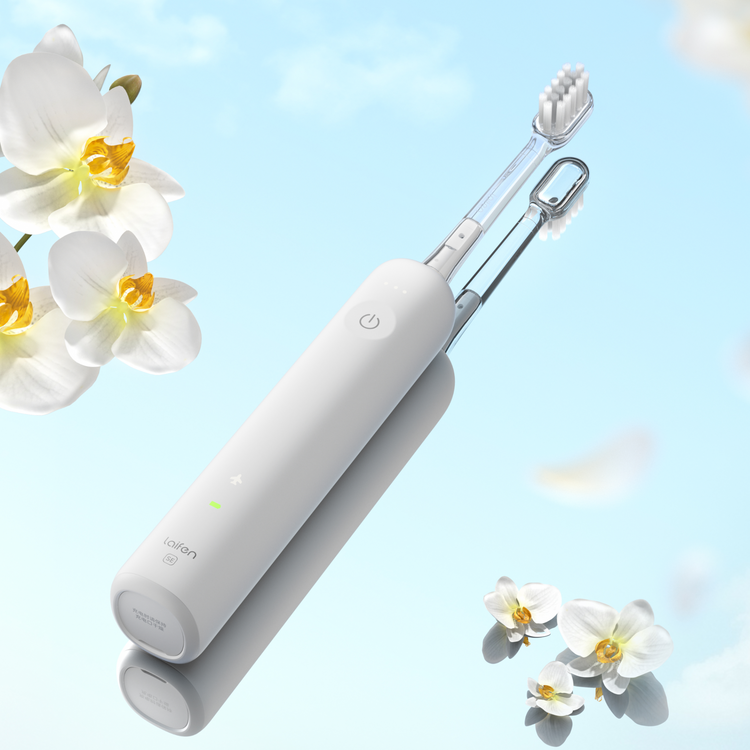 Laifen Soniczna Szczoteczka do Zębów Wave SE 2 Głowki Aplikacja USB-C Biała