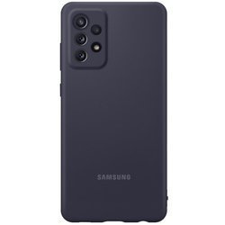 Etui Samsung Silicone Cover Czarny do Galaxy A72 (EF-PA725TBEGWW)