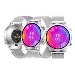 SmartWatch AI Chat Da GPT Bemi Zeno Srebrny Dwa Paski AMOLED IP67 GPS SpO2