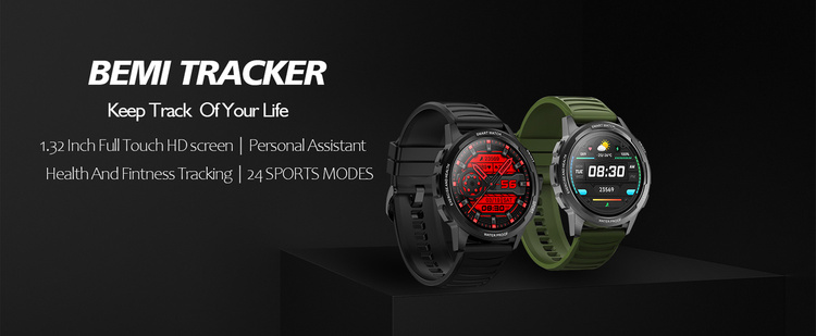 Smartwatch Bemi TRACKER Szary
