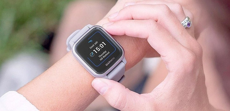 Sport Smartwatch Garmin Venu Sq Music z Czujnikiem Tętna HRM Elevate Ox