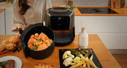 Frytkownica beztłuszczowa z silikonowymi akcesoriami Cecofry Rain Pack Cecotec 5.5 L