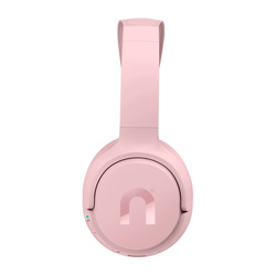 Niceboy Słuchawki Nauszne Hive Prodigy 4 Sakura Różowe MaxxBass USB-C 50h