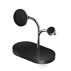 Ładowarka Indukcyjna 3 W 1 Samsung Magnetic & Wireless Charging 15W GP-PWU024WIABW Czarny /OUTLET