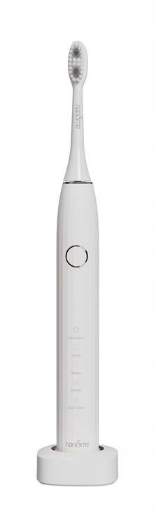 Szczoteczka soniczna z 12 końcówkami Nandme NX8000W12 Biała