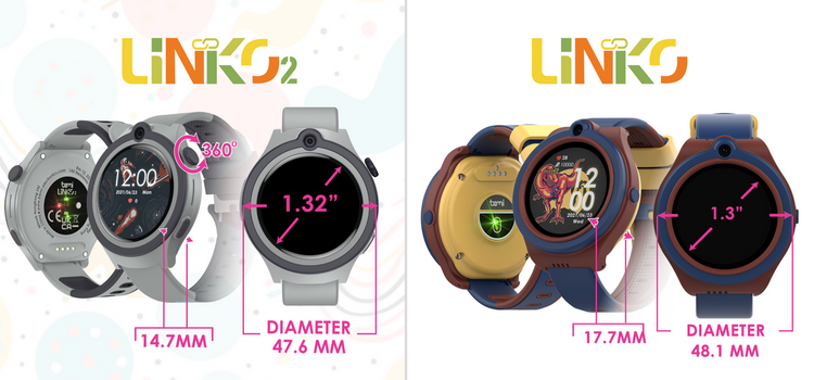 Smartwatch Dla Dzieci Bemi Linko2 Różowy