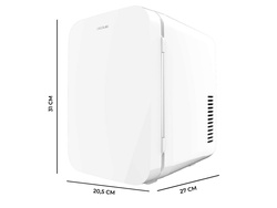 Cecotec Bolero MiniCooling 6L Bahamas White Lodówka turystyczna Biały