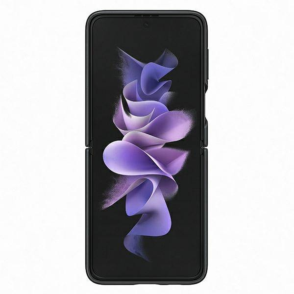 Etui Samsung Leather Cover Czarny do Galaxy Z Flip3 5G (EF-VF711LBEGWW)