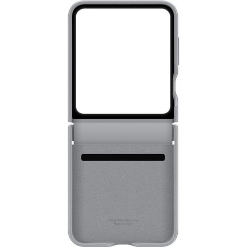 Etui Samsung Flap Eco-Leather Case do Z Flip 6 / Flip 7 FE Szary EF-VF741PJEGWW