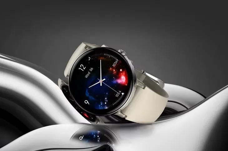 Zeblaze Damski Smartwatch Lily 2 Srebrny Beż AMOLED 2 Paski AoD Saturacja
