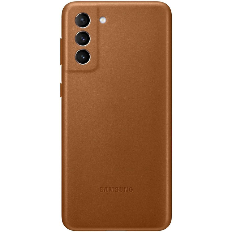 Etui Samsung Leather Cover Brązowe do Galaxy S21+ (EF-VG996LAEGWW) /OUTLET