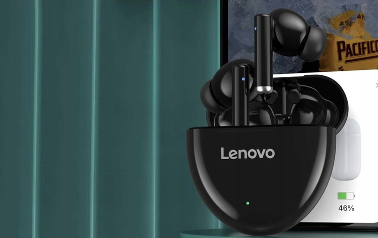 Lenovo TWS Earphone HT06 Słuchawki bezprzewodowe - Czarne 