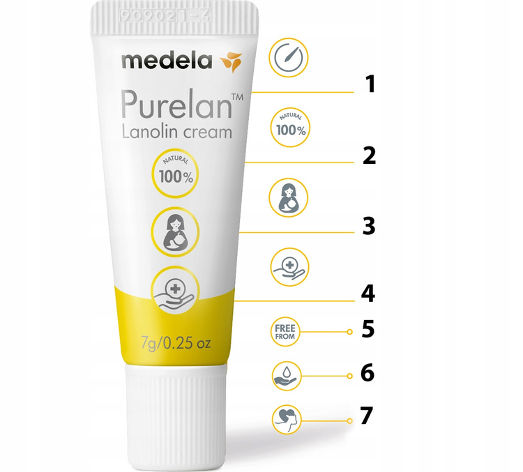  Purelan maść lanolinowa na brodawki sutki Lanolina Medela 7g