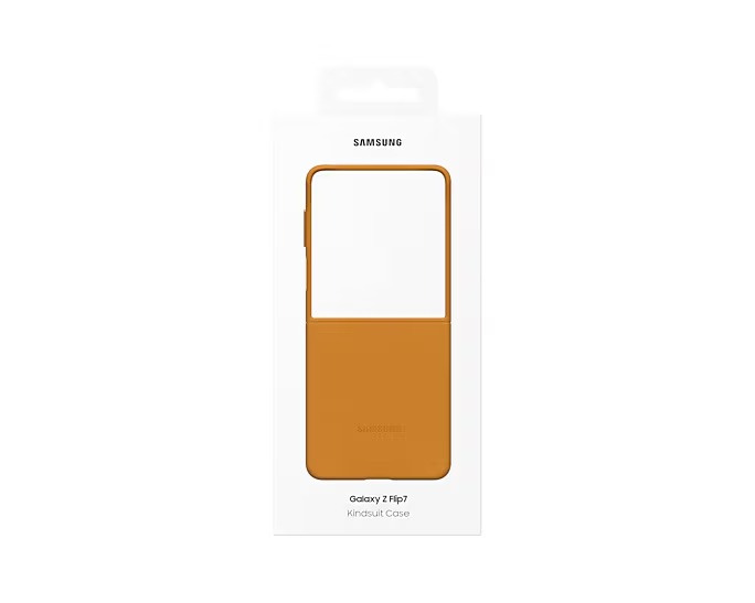 Etui Samsung Kindsuit Case do Galaxy Z Flip7 Brązowy EF-VF766PAEGWW