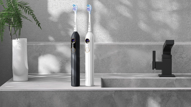 Usmile Y10 Black Szczoteczka soniczna + 2 końcówki