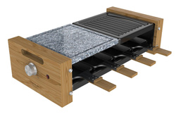 Grill elektryczny Raclette Cheese&Grill 8400 Wood MixGrill Cecotec