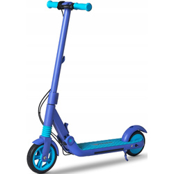 Niebieska Hulajnoga elektryczna RIDER Bulet 10km 200W 7" 6" Młodzież do 50 kg