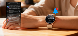 SmartWatch AI Chat Da GPT Bemi Zeno Srebrny Dwa Paski AMOLED IP67 GPS SpO2