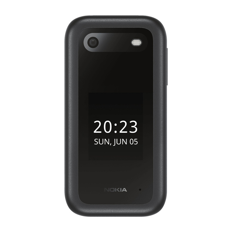 Zestaw Nokia 2660 Flip 4G Dual Sim Czarny + Ładowarka biurkowa /OUTLET