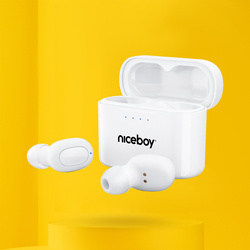 Niceboy Słuchawki Douszne HIVE Podsie 4 Białe USB-C 110 dB 35 Godzin AAC SBC