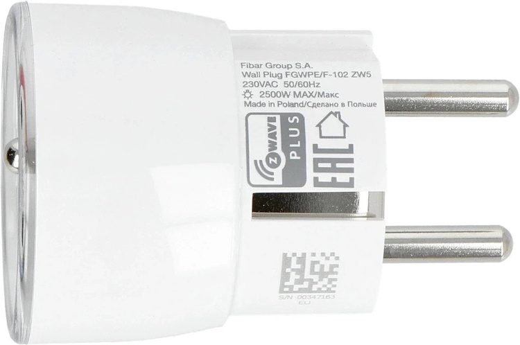 Inteligentne gniazdko FIBARO Wall Plug typ E FGWPE-102