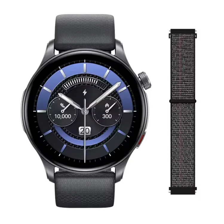 Zeblaze Męski Smartwatch Btalk 3 GPS 45 mm Szary Czarny AMOLED SOS 25 Dni