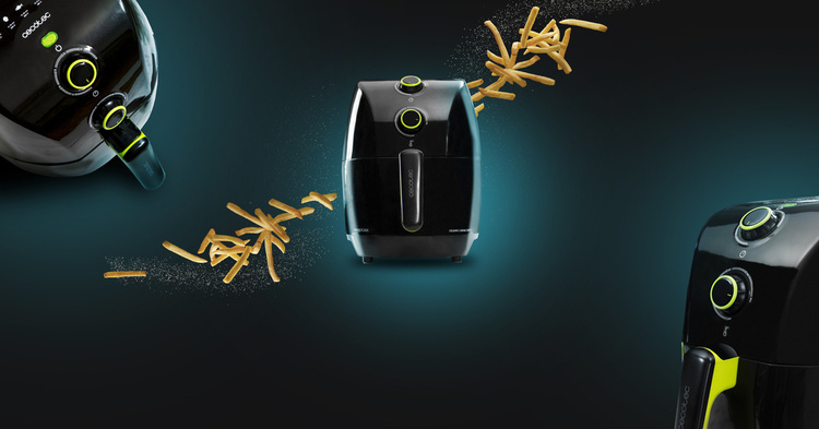 Frytkownica beztłuszczowa Cecotec CECOFRY COMPACT RAPID BLACK /OUTLET